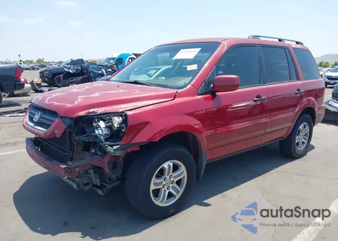 2005 Honda Pilot Ex from USA, damaged, VIN 2HKYF18415H528851